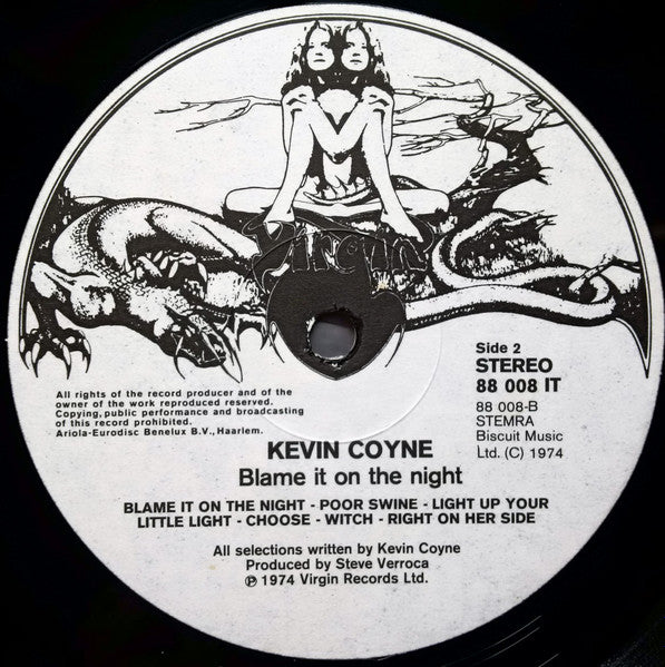 Kevin Coyne : Blame It On The Night (LP, Album)