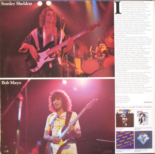 Peter Frampton : Frampton Comes Alive! (2xLP, Album, RE)