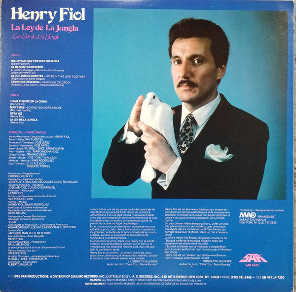 Henry Fiol : La Ley De La Jungla (LP, Album)