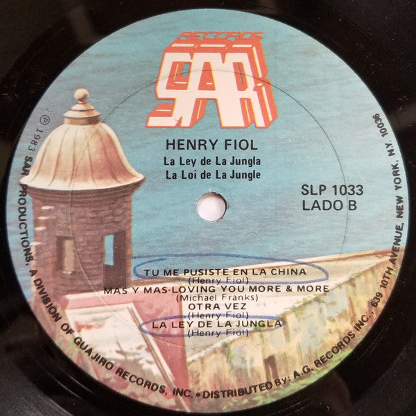 Henry Fiol : La Ley De La Jungla (LP, Album)