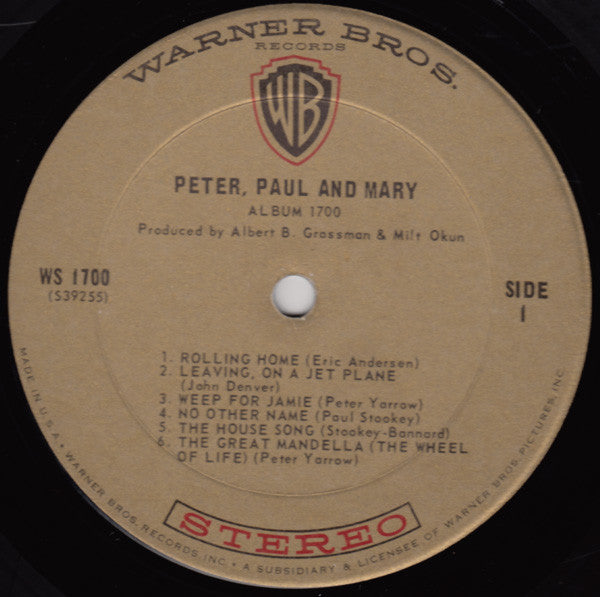 Peter, Paul And Mary* : Album 1700 (LP, Album)
