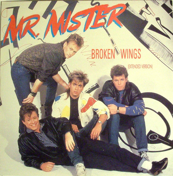 Mr. Mister : Broken Wings (Extended Version) (12", Single)