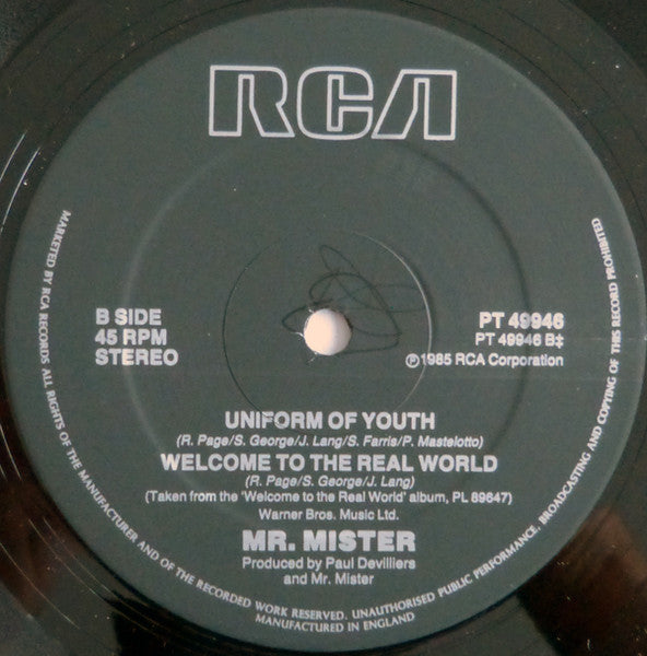 Mr. Mister : Broken Wings (Extended Version) (12", Single)