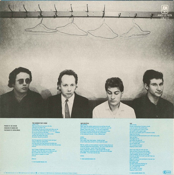 Joe Jackson Band : The Harder They Come / Out Of Style / Tilt (12")