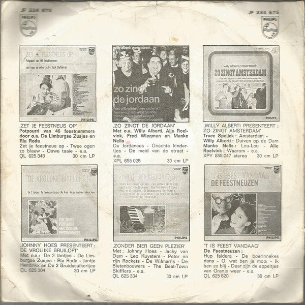De 2 Pinten* : Bij Ons Staat Op De Keukendeur / Leve De Kastelein (7", Single, Mono)