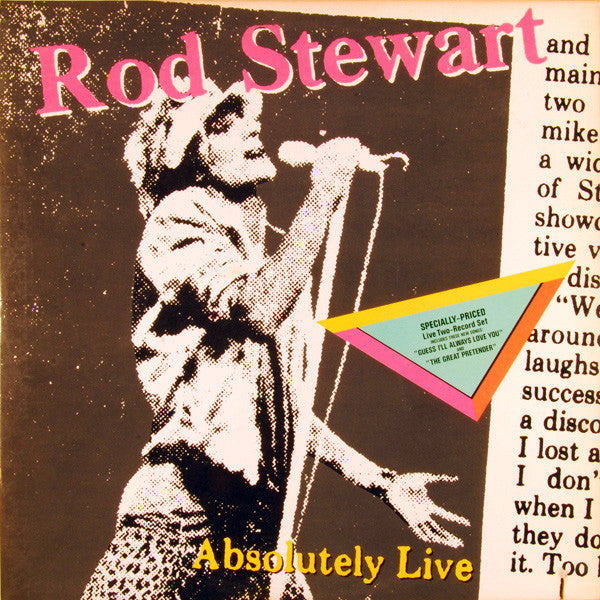 Rod Stewart : Absolutely Live (2xLP, Album, Gat)