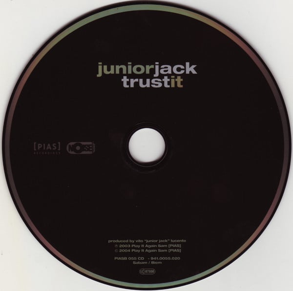 Junior Jack : Trust It (CD, Album, P/Mixed, Bla)