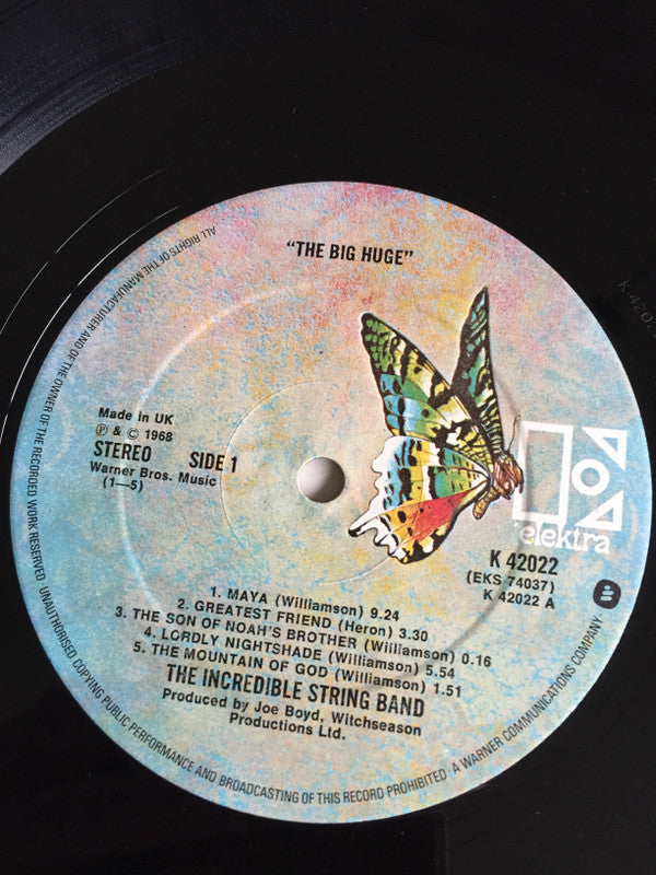The Incredible String Band : The Big Huge (LP, Album, RP)