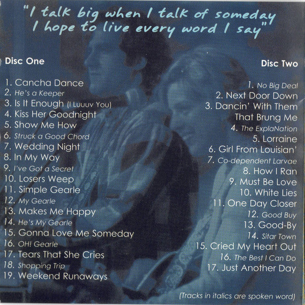 Stacey Earle And Mark Stuart - Must Be Live (2xCD, Album, RP) - De Platen Aap – Vinylwinkel in Brielle & online webshop voor muziekliefhebbers