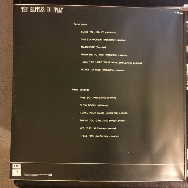 The Beatles : The Beatles In Italy (LP, Comp, RE)
