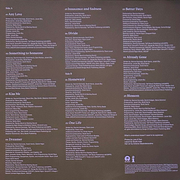 Dermot Kennedy : Sonder (LP, Album, Ltd, Aqu)