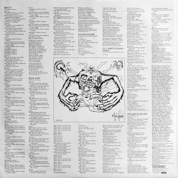 Michael Jackson : Thriller (LP, Album, RE, Gat)