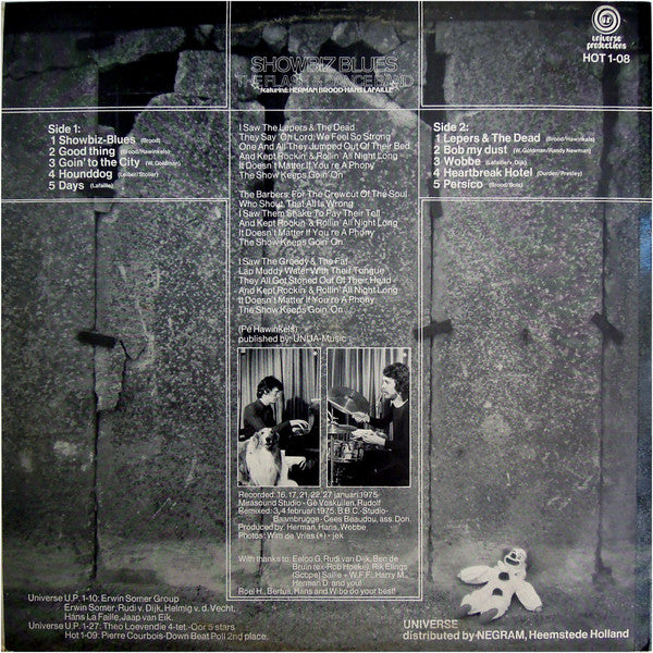 The Flash & Dance Band* featuring: Herman Brood - Hans LaFaille : Showbiz Blues (LP, Album)