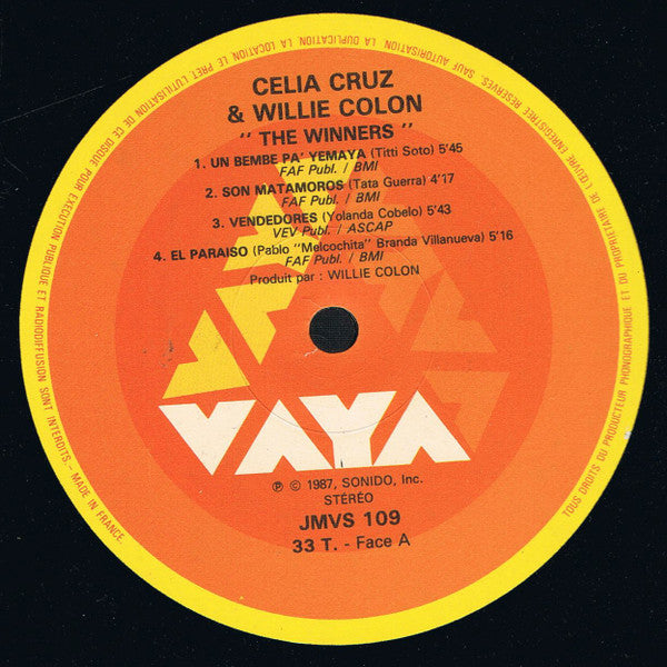 Celia Cruz & Willie Colon* : The Winners (LP, Album)