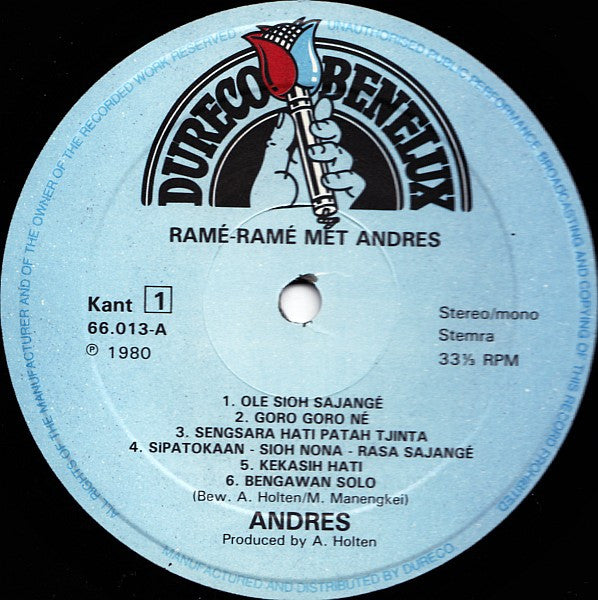Andres : Ramé Ramé Met Andres (LP,Album)
