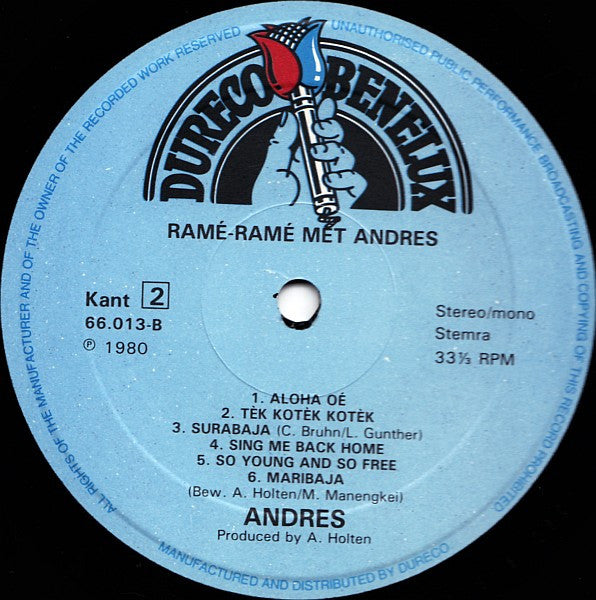 Andres : Ramé Ramé Met Andres (LP,Album)
