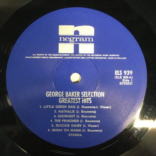 George Baker Selection : Greatest Hits (LP, Comp, Blu)