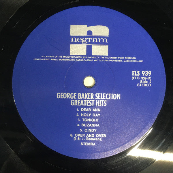 George Baker Selection : Greatest Hits (LP, Comp, Blu)