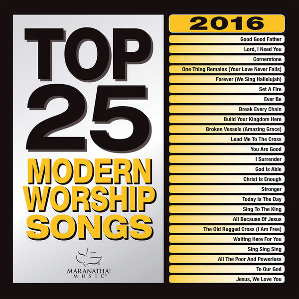 Various : Top 25 Modern Worship Songs 2016 (2xCD, Comp)
