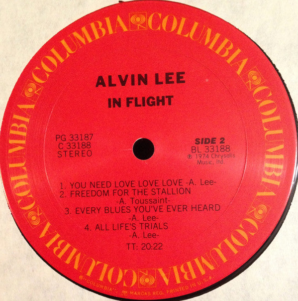 Alvin Lee & Co. : In Flight (2xLP, Album, San)