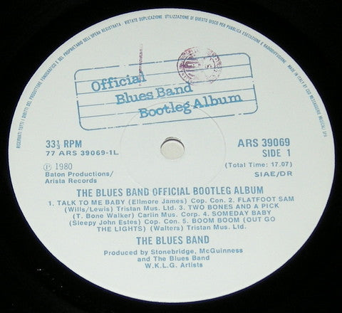 The Blues Band : Official Blues Band Bootleg Album (LP, Album)