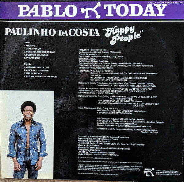 Paulinho Da Costa : Happy People (LP, Album)