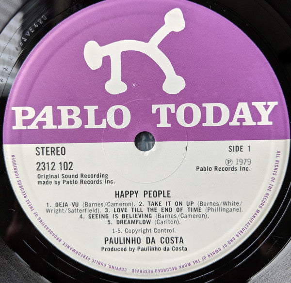 Paulinho Da Costa : Happy People (LP, Album)