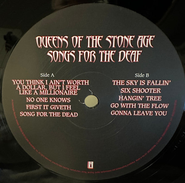 Queens Of The Stone Age : Songs For The Deaf (LP,Album,Reissue)