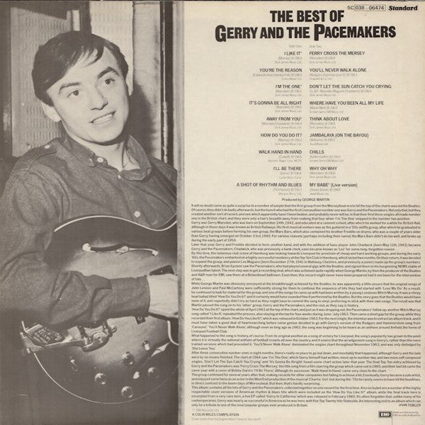 Gerry And The Pacemakers* : The Best Of Gerry And The Pacemakers (LP, Comp)