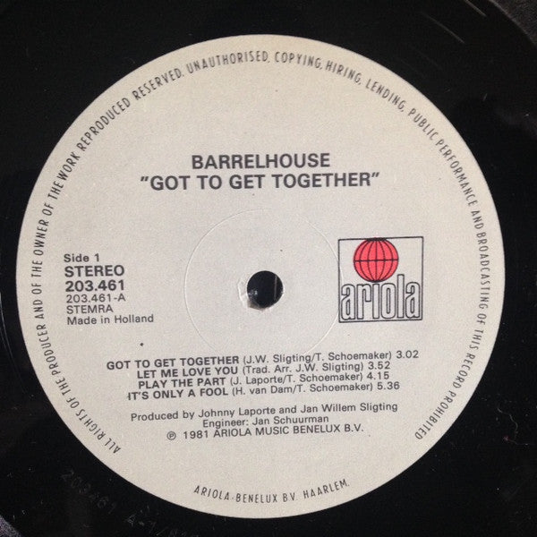 Barrelhouse : Got To Get Together (LP, Album)