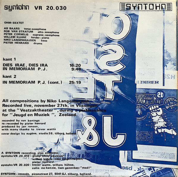 Ohm Sextet* : J&M (LP, Album)