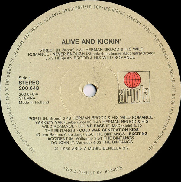 Various : Alive And Kickin' (LP, Comp)