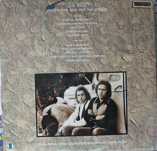 Cate Bros.* : In One Eye And Out The Other (LP, Album, Spe)