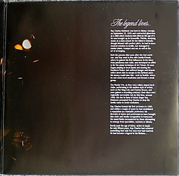Ray Charles : The Legend Lives... (LP, Comp, Gat)