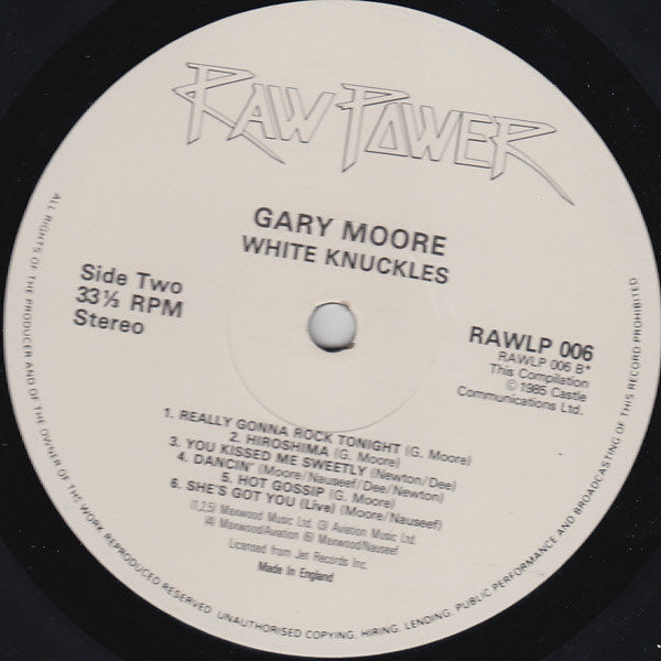 Gary Moore : White Knuckles (LP, Comp)