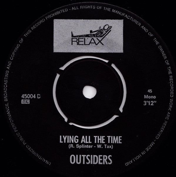 The Outsiders - Thinking About Today (7", Mono) - De Platen Aap – Vinylwinkel in Brielle & online webshop voor muziekliefhebbers