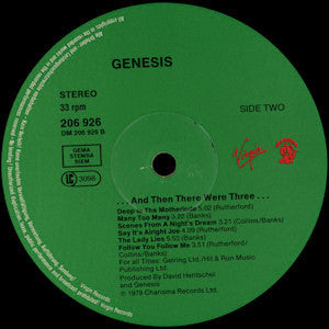 Genesis - ... And Then There Were Three... (LP, Album, RE, DMM) - De Platen Aap – Vinylwinkel in Brielle & online webshop voor muziekliefhebbers