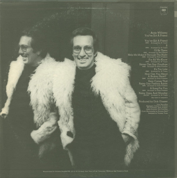 Andy Williams : You've Got A Friend (LP, Album)