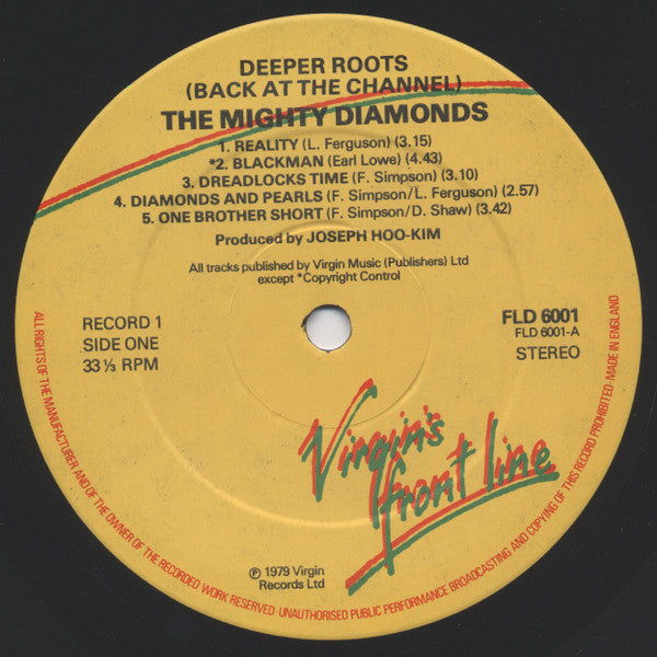 The Mighty Diamonds : Deeper Roots (Back To The Channel) (2xLP, Album)