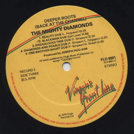 The Mighty Diamonds : Deeper Roots (Back To The Channel) (2xLP, Album)