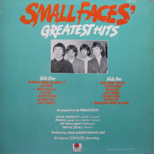 Small Faces : Greatest Hits (LP, Comp)