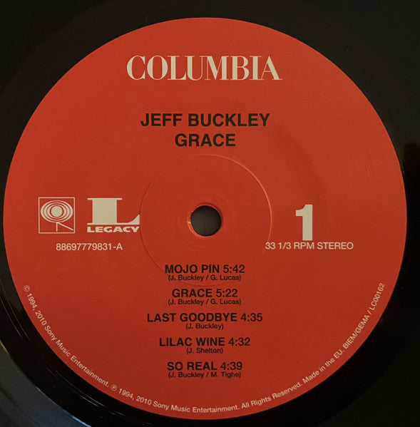 Jeff Buckley - Grace (LP, Album, RE, 180) - De Platen Aap – Vinylwinkel in Brielle & online webshop voor muziekliefhebbers