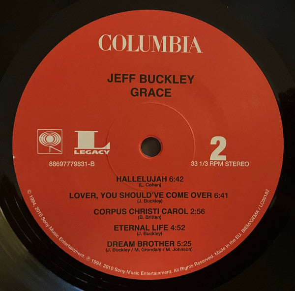 Jeff Buckley - Grace (LP, Album, RE, 180) - De Platen Aap – Vinylwinkel in Brielle & online webshop voor muziekliefhebbers