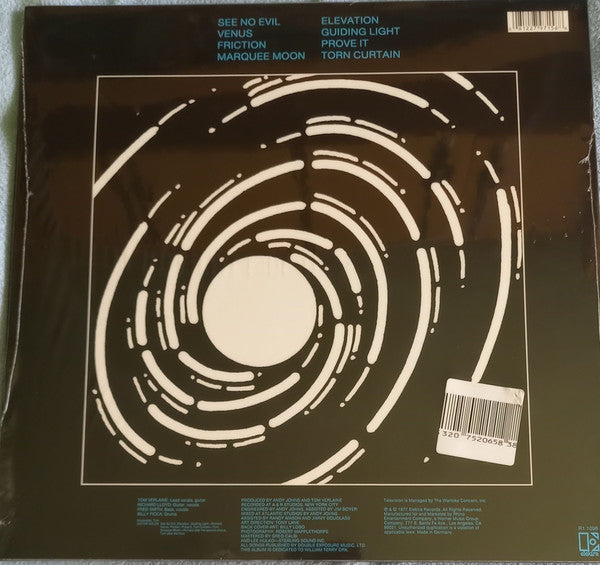 Television : Marquee Moon (LP,Album,Reissue)