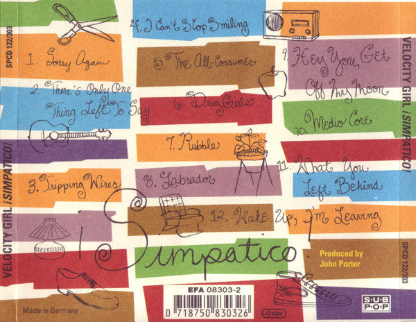 Velocity Girl - ¡Simpatico! (CD, Album) - De Platen Aap – Vinylwinkel in Brielle & online webshop voor muziekliefhebbers