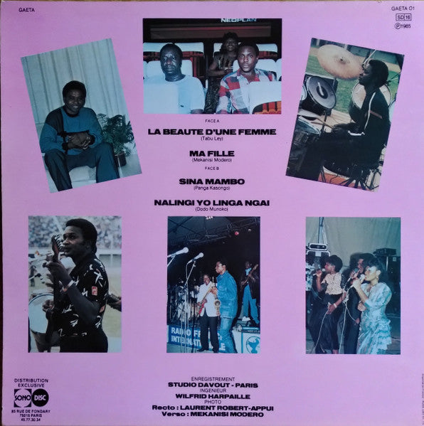 Tabu Ley* & Mbilia Bel : La Beauté D'Une Femme (LP, Album)