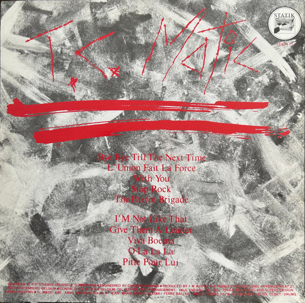 T.C. Matic* : T.C. Matic (LP, Album)