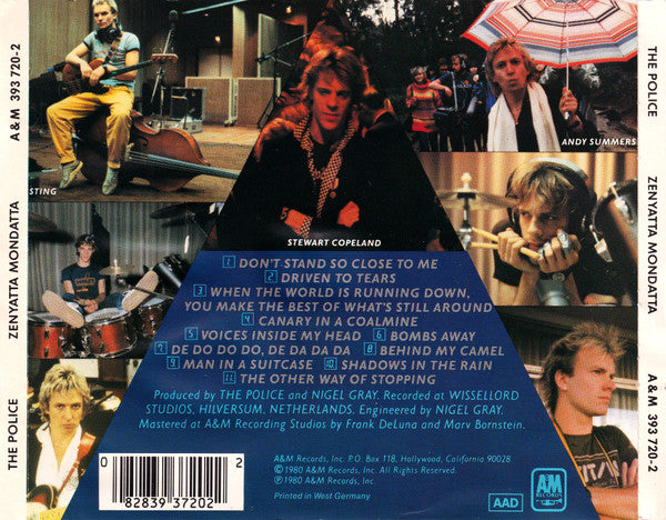 The Police : Zenyatta Mondatta (CD, Album, RE)