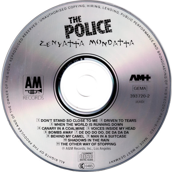 The Police : Zenyatta Mondatta (CD, Album, RE)