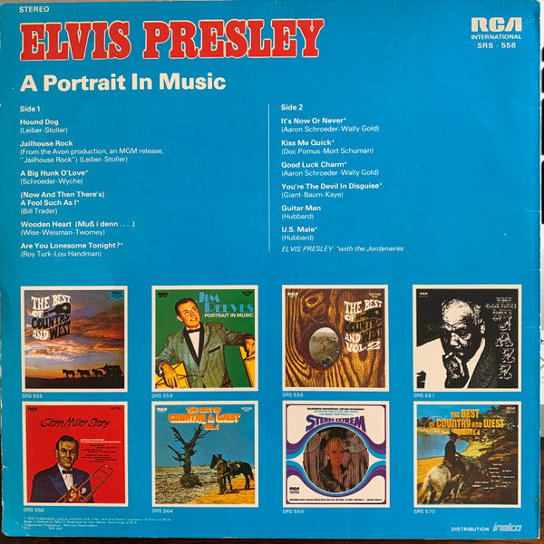 Elvis Presley : A Portrait In Music (LP, Comp)